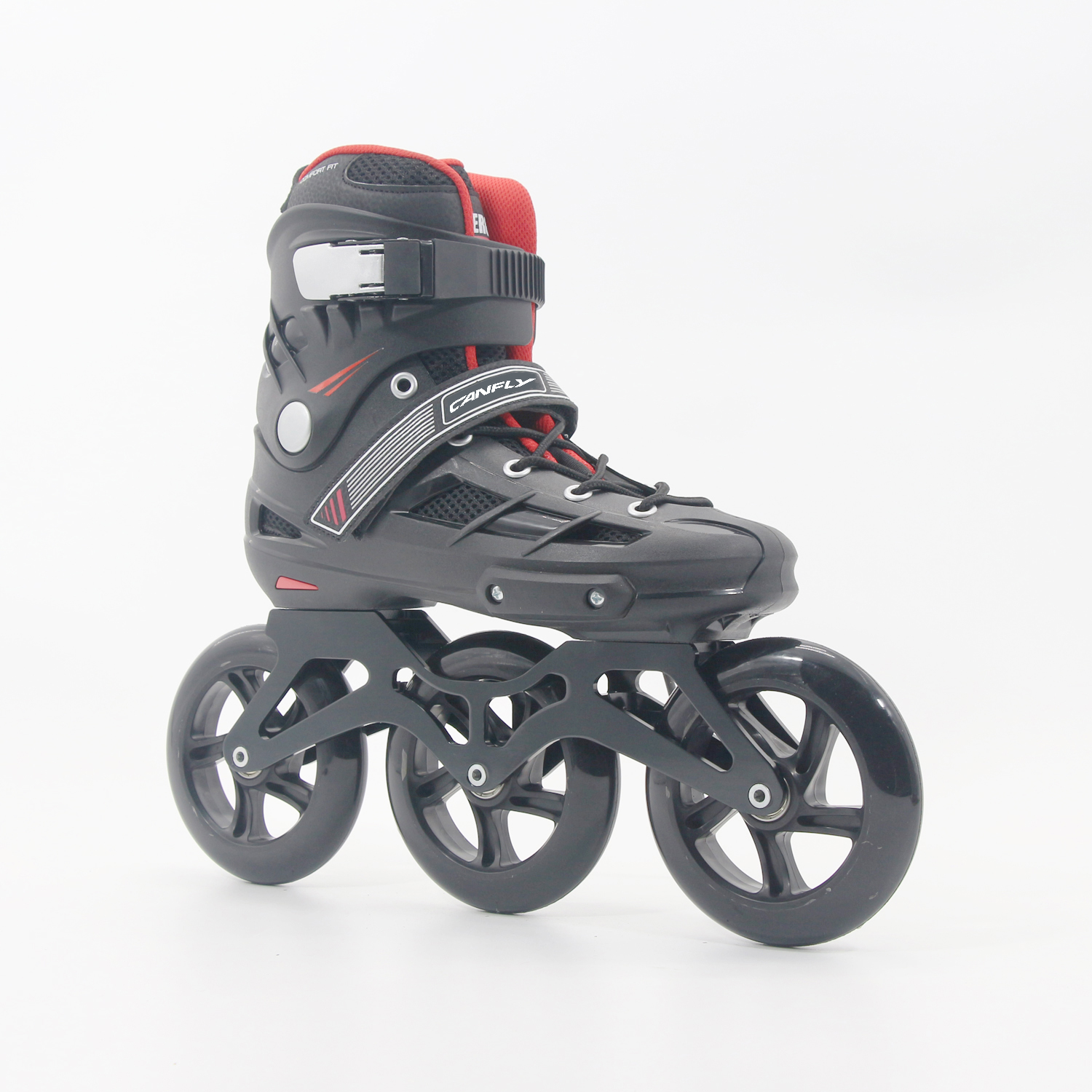 3 * 125mm Wheels Freestyle Urban Slalom Skates con CNC Chasis
